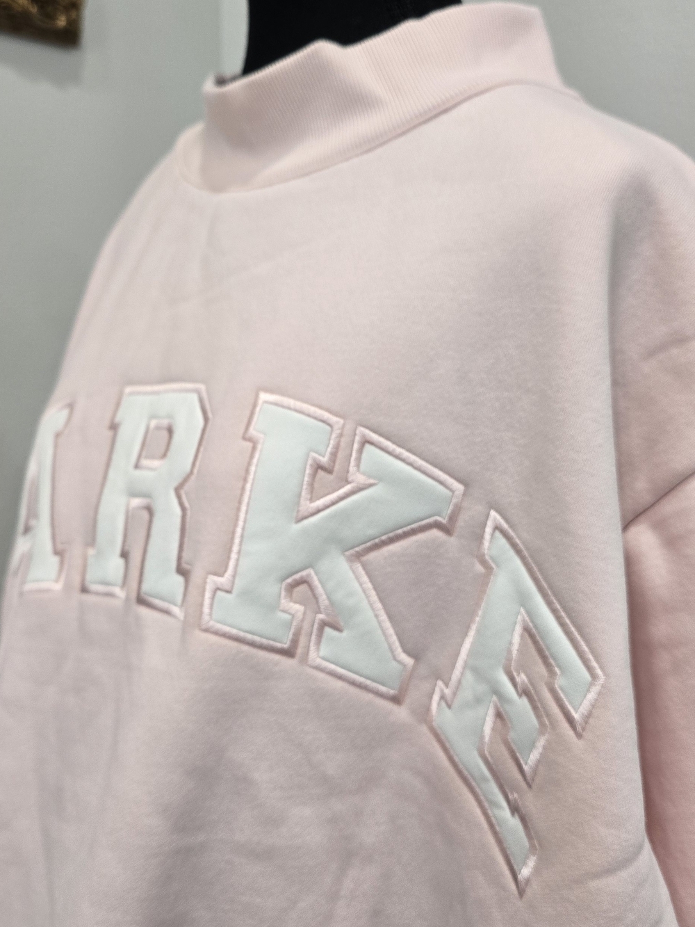 Parke Varsity Mockneck Rose White XXL Sold Out Mommy & Me Collection - Picture 9 of 14